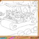Книжка-раскраска Flintstones